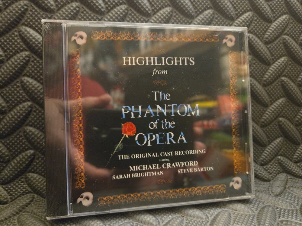 Phantom of the Opera Highlights CD Original Cast Crawford Brightman
